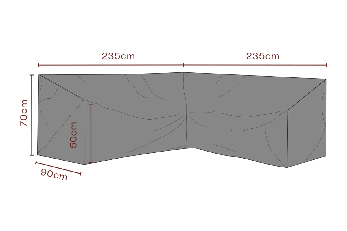 Möbelskydd hörnsoffa Svart – Andas - Bild 2