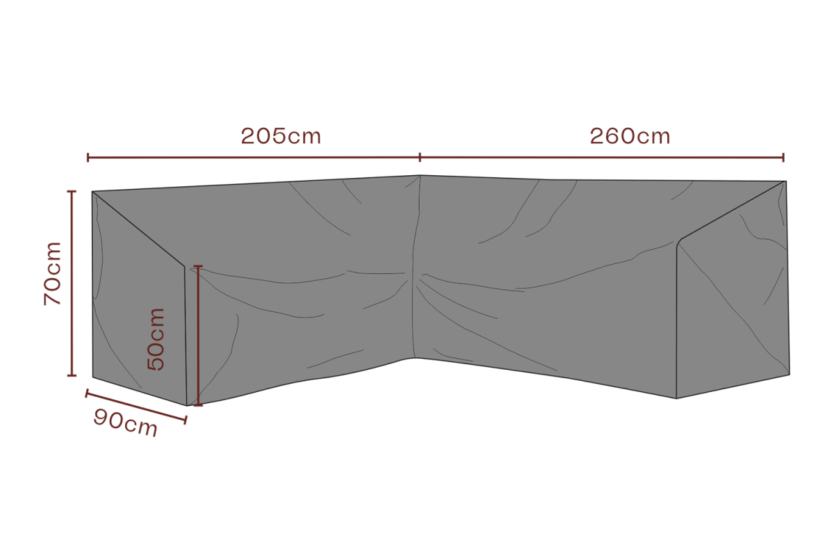 Möbelskydd hörnsoffa Svart – Andas - Bild 2