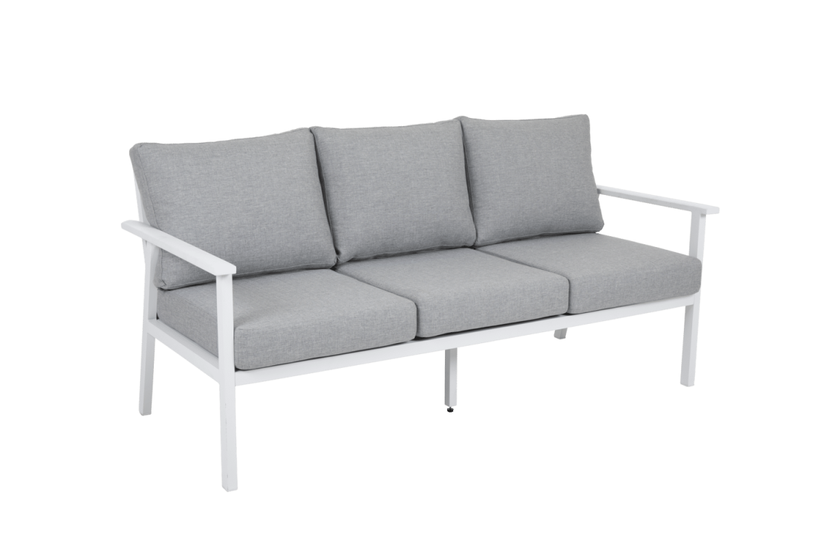 Samvaro High 3-sitssoffa Vit/Pearl grey - Bild 3