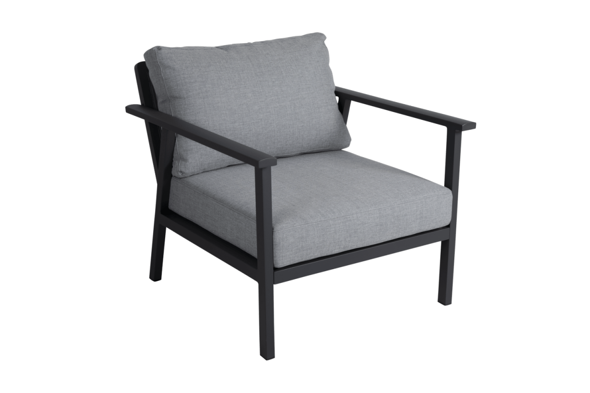 Samvaro Low fåtölj Antracit/Pearl grey