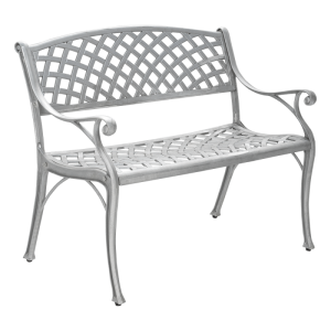 Arras 2-sitssoffa Aluminium