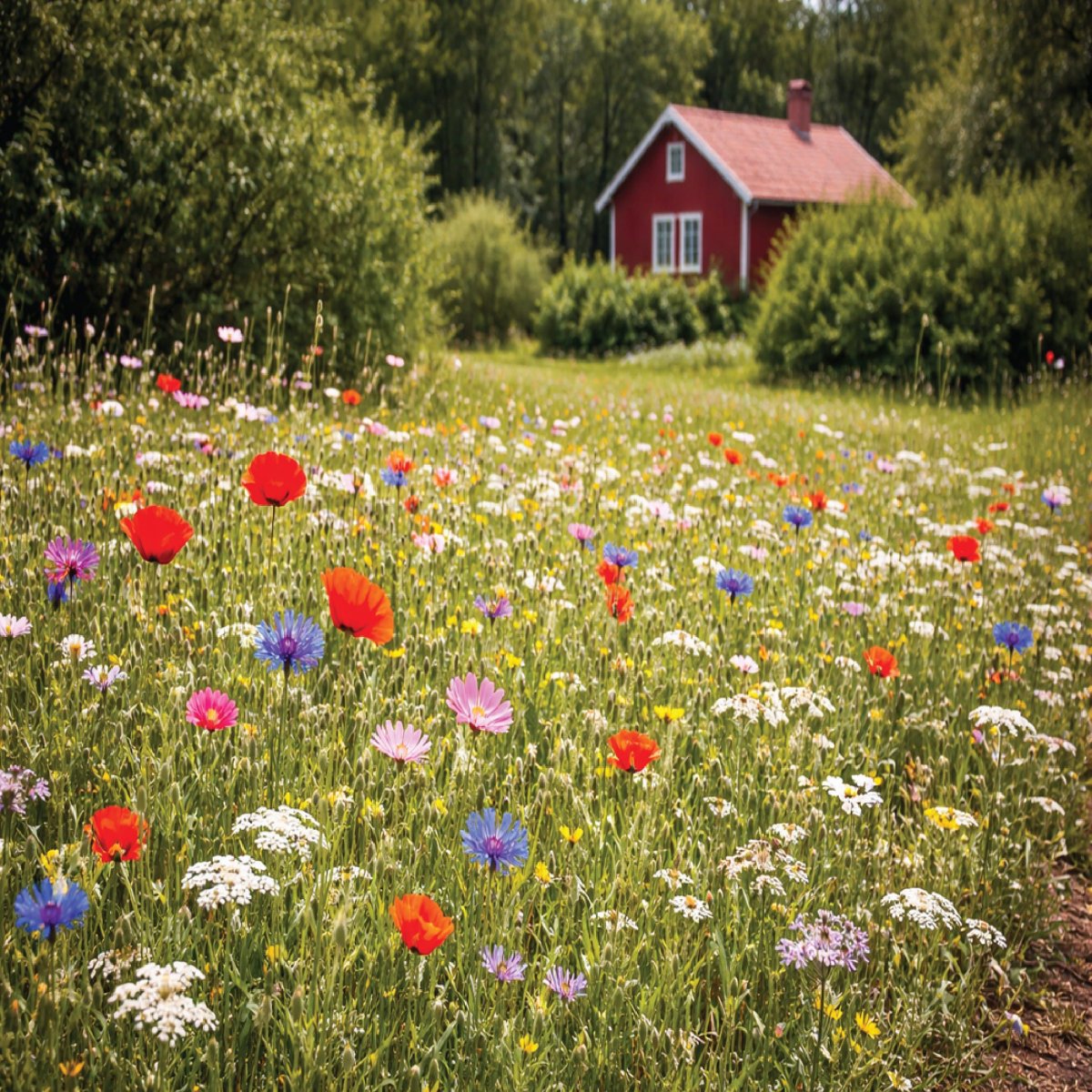 Blomsterängsblandning Sommar | Ettåriga 5kvm - Bild 3