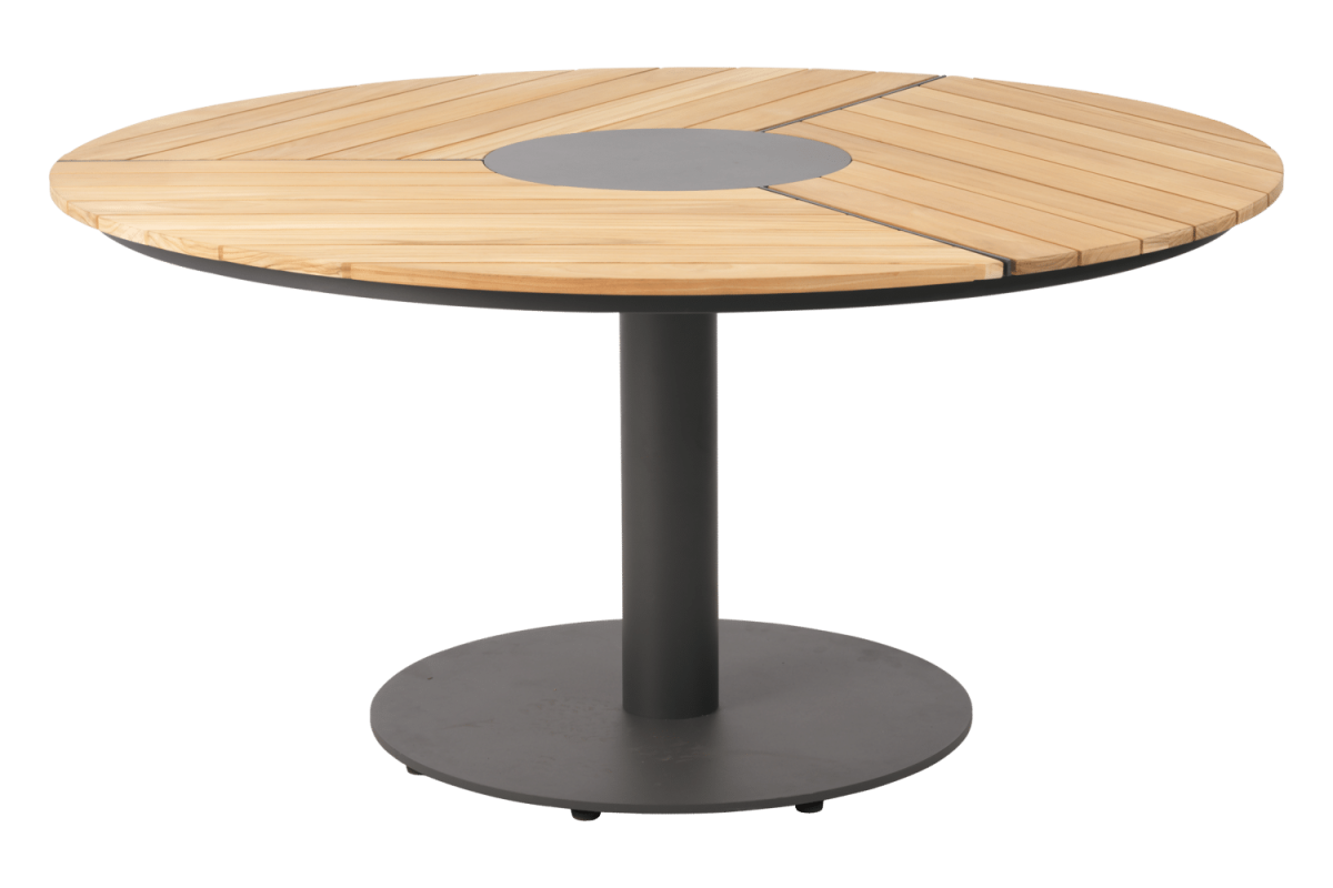 Peace Wood matbord Antracit/Teak - Bild 2