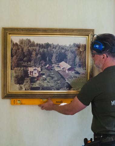 Uppsättning av stor tavla - Bild 3