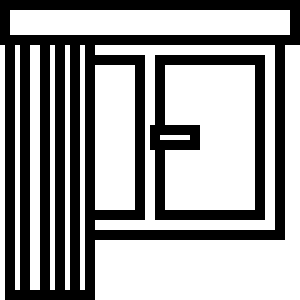 Uppsättning Gardinskena
